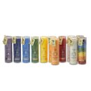 CHAKRA candles, mix carton, about 20 cm, (12 pieces)