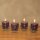 CHAKRA Candle, ca. 6 cm, set of 4, BLUE (INDIGO)