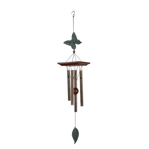 Wind Chime Garden Decor, Butterfly, ca. 62 cm