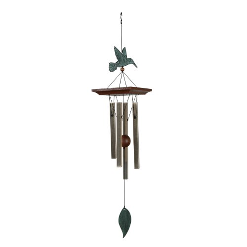 Wind Chime Garden Decor, Hummingbird, ca. 62 cm