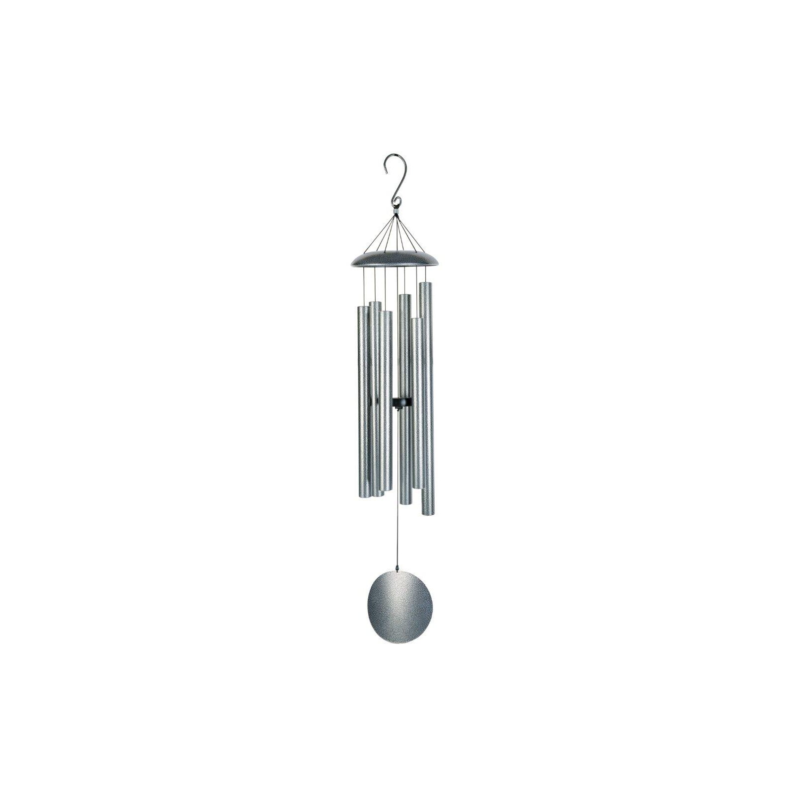 NATURE'S MELODY Kristallglas-Klangspiel In Grau – Ca. 27 Cm Für Garten, Balkon Oder Terrasse Mit Sanftem Windklang