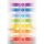 CHAKRA Kristallglas Klangspiel ca. 46 cm Multicolor