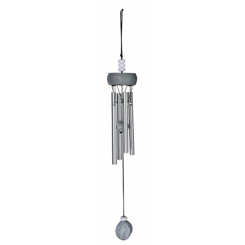 Wind Chime GEM Tinklers , ca. 27 cm, grey