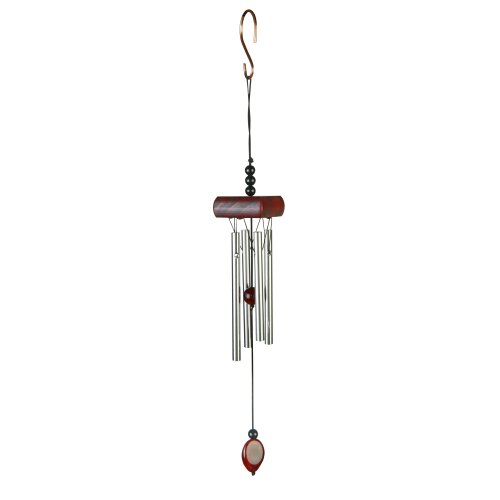 Wind Chime GEM Tinklers , ca. 27 cm, red