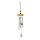 Wind Chime GEM Tunes with Crystal, ca. 27 cm, grey