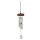 Wind Chime GEM Tunes with Crystal, ca. 27 cm, red