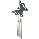 Musical Ornament Stake Chime, Butterfly, ca. 18"