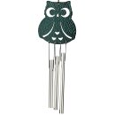 Musical Ornament Stake Chime, Owl, ca. 18"