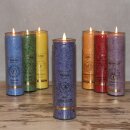 CHAKRA candle, ca. 20 cm, BLUE (INDIGO)