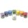 CHAKRA candle, ca. 6 cm, mix carton 8 pieces / colours