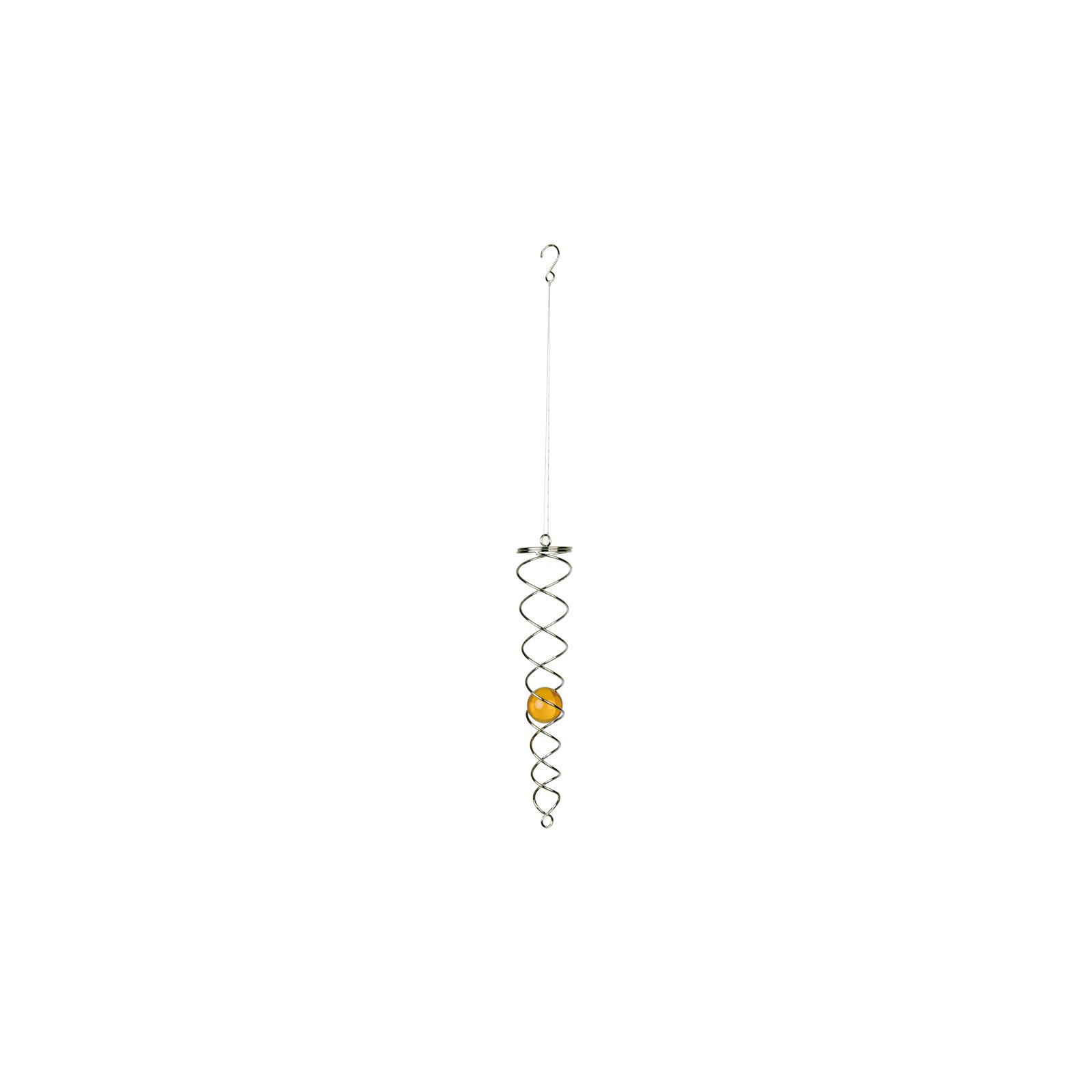 Carson Windspiel Aus Zinn – Elegantes Deko-Element Mit Kreuz-Kristall & Emaille-Details (ca. 51 Cm)