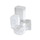 HALITE Salt Diamond, clear, cube shaped, 1 kg PE bag
