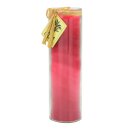 Palmwax Candle, Feng Shui NUANCE Red, Ø ca. 6 cm,...