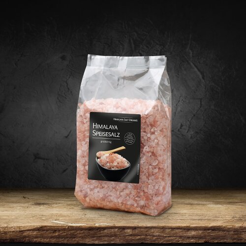 Basic Pack Crystal Salt, orange, 1 kg, ca. 3-5mm