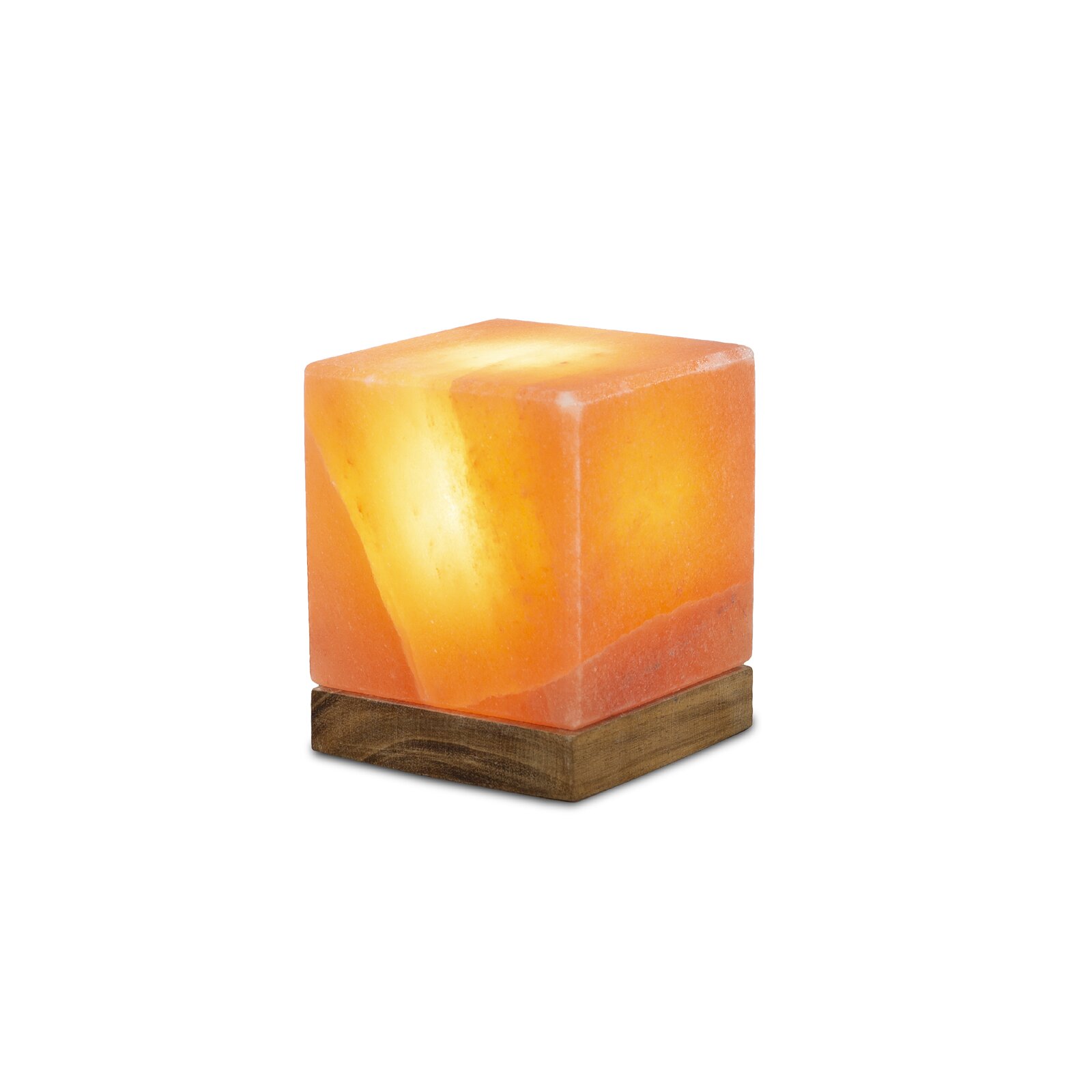 Illuminated Salt Crystal CUBE