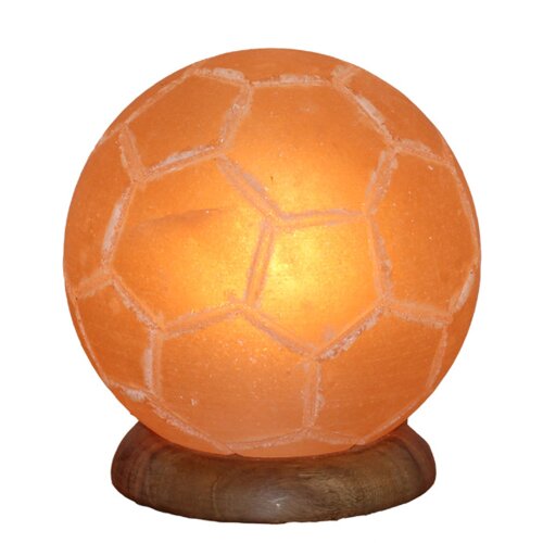 Illuminated Salt Crystal, FOOTBALL ca. 3kg