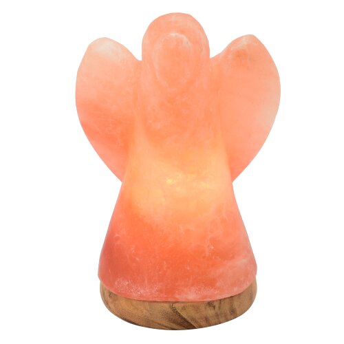 Illuminated Salt Crystal ANGEL, ca. 19cm