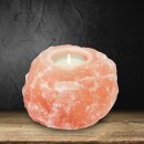 Salt Crystal Tealight Candleholder ROCK, ca. 1000g