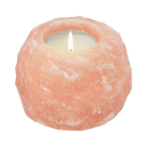 Salt Crystal Tealight Candleholder ROCK, ca. 400g