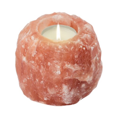 Salt Crystal Tealight Candleholder ROCK, ca. 700g