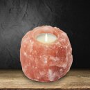 Salt Crystal Tealight Candleholder ROCK, ca. 700g