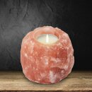 Salt Crystal Tealight Candleholder ROCK, ca. 700g