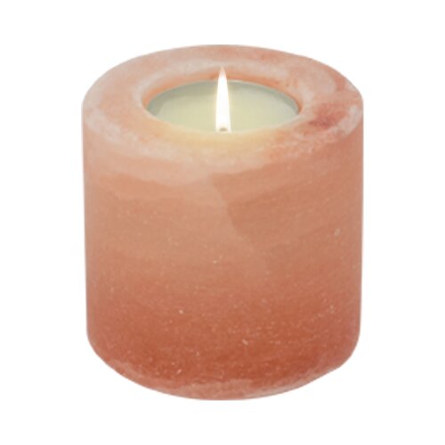 Salt Crystal Tealight Candleholder CYLINDER