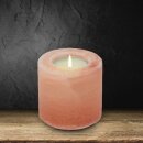 Salt Crystal Tealight Candleholder CYLINDER