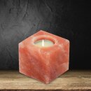 Salt Crystal Tealight Candleholder CUBE