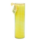 Palmwax Candle, Feng Shui NUANCE Yellow, Ø ca. 6 cm, Height ca. 20 cm