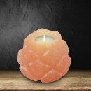 Salt Crystal Tealight Candleholder LOTUS FLOWER