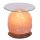 Salt Crystal Aroma Lamp NATURE, with wooden base, Height ca. 13 cm