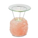 Salt Crystal Aroma Lamp PETITE ROCK, ca. 800 g, Height ca. 14 cm