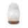 Beleuchteter Salzkristall ROCK, White Line, ca. 2-3 kg, mit Holzsockel