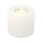 Salt Crystal Tealight Candleholder CYLINDER White Line