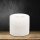 Salt Crystal Tealight Candleholder CYLINDER White Line