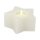 Salt Crystal Tealight Candleholder STAR White Line