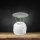 Salt Crystal Aroma Lamp PETITE ROCK, White Line, ca. 800 g, Height ca. 14 cm