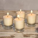 Palmwax Candle, Feng Shui NUANCE Ivory, 4 pieces per set,...