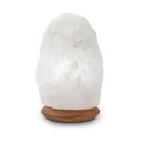 USB ROCK, White Line, with wooden base, H ca. 10 cm