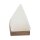 USB PYRAMID, White Line, with wooden base, H ca. 10 cm