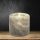 Salt Crystal Tealight Candleholder ZYLINDER Grey Line