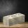 Salt Crystal Tealight Candleholder TWIN CUBE Grey Line