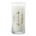 UNIQUE Magic Palmwax Jar WHITE, Avalon, Ø ca. 6 cm, H ca. 14 cm
