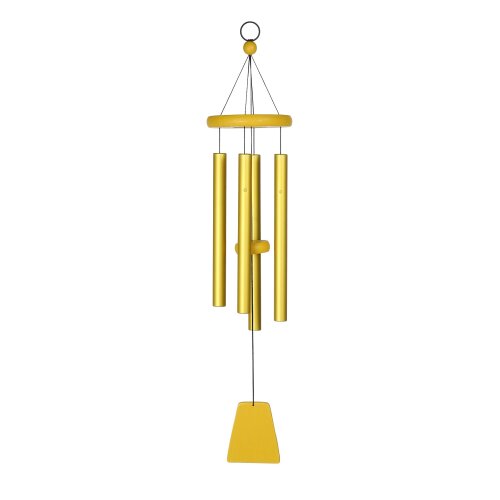Uni Color wind chimes - approx. 24&rdquo; / 60 cm  - yellow