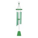 Uni Color wind chimes - approx. 24&rdquo; / 60 cm  - green