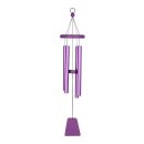 Uni Color wind chimes - approx. 24&rdquo; / 60 cm  - Purple