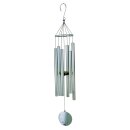 Wind Chime AUREOLE TUNES, ca. 91 cm, silver