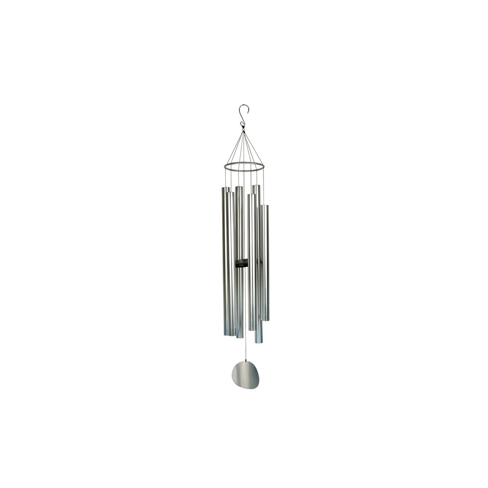 NATURE'S MELODY Kristallglas-Klangspiel – Grau, Ca. 27 Cm, Windspiel Für Garten & Balkon