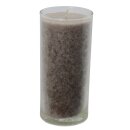 Palmwax Candle Jar, UNIQUE Grey Beige, Ø ca. 6 cm,...